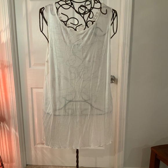 Lace Embroidered Detail Boho Peasant Top Plus Size 1X - Picture 4 of 5